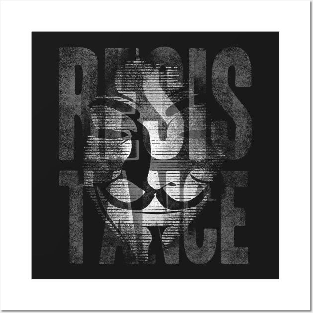 Anonymous Resistance Wall Art by OsFrontis